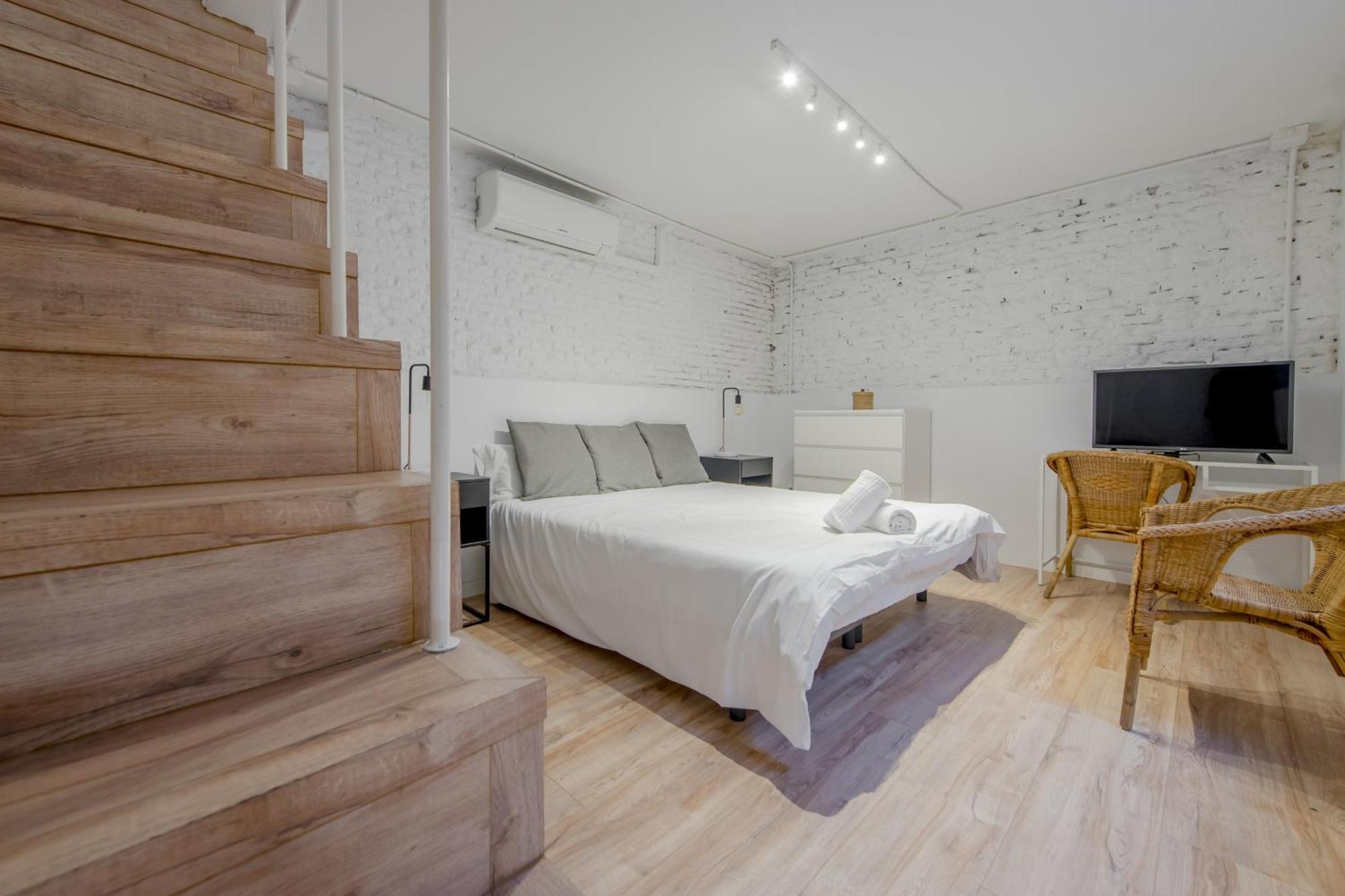 Modern Apt Para 7Pax En Chamberi-Ponzano Madrid Buitenkant foto