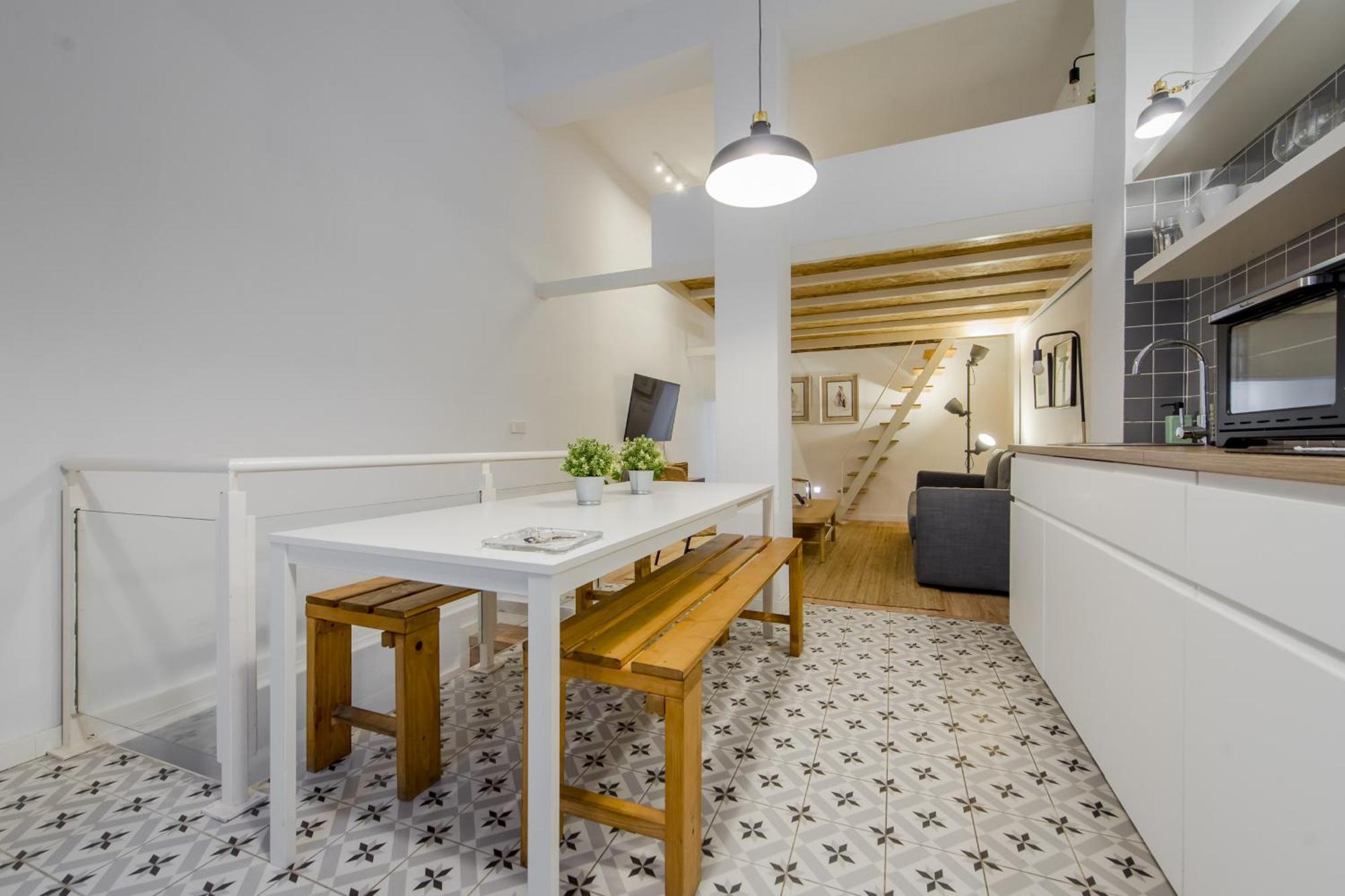 Modern Apt Para 7Pax En Chamberi-Ponzano Madrid Buitenkant foto