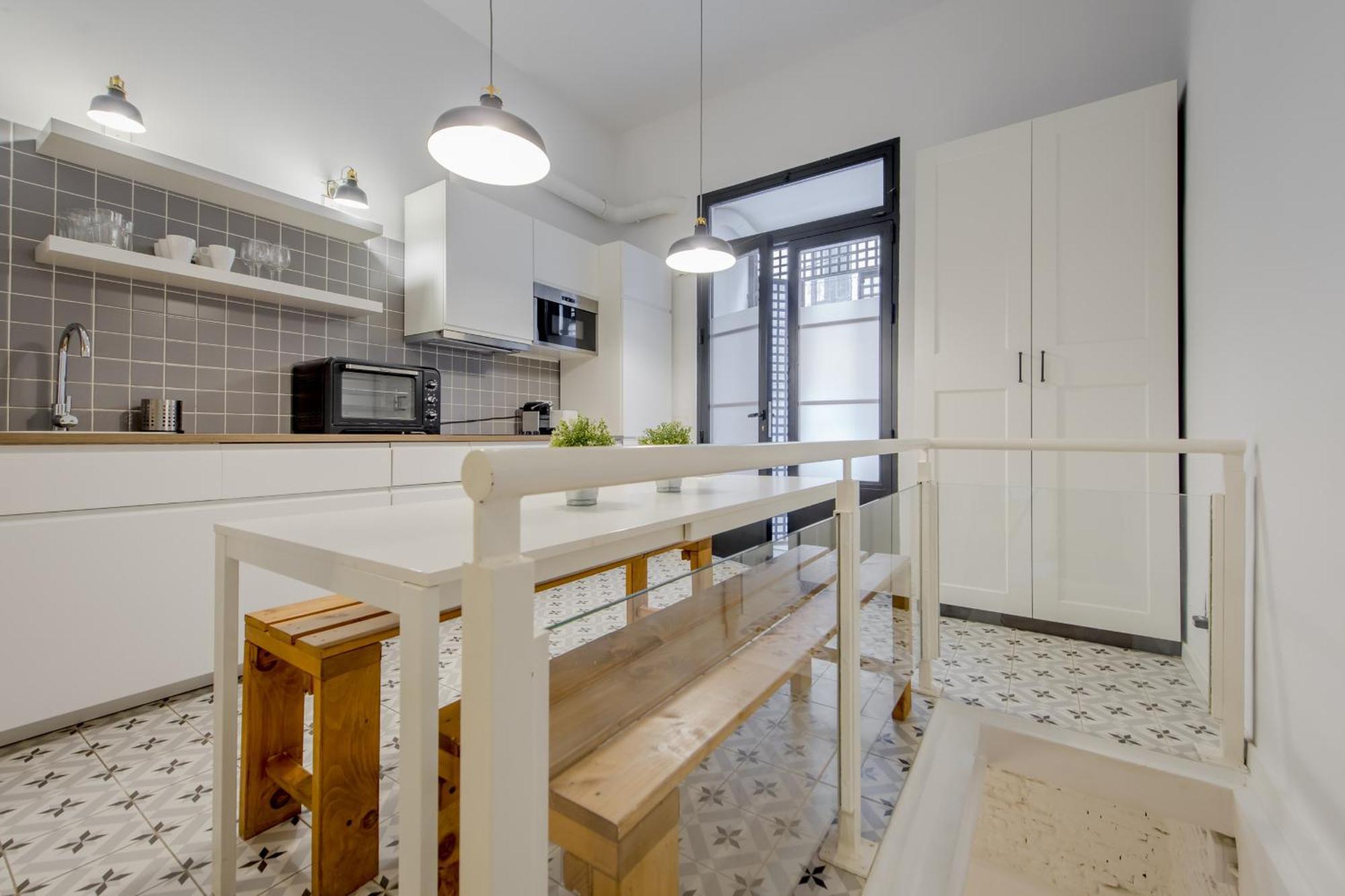 Modern Apt Para 7Pax En Chamberi-Ponzano Madrid Buitenkant foto