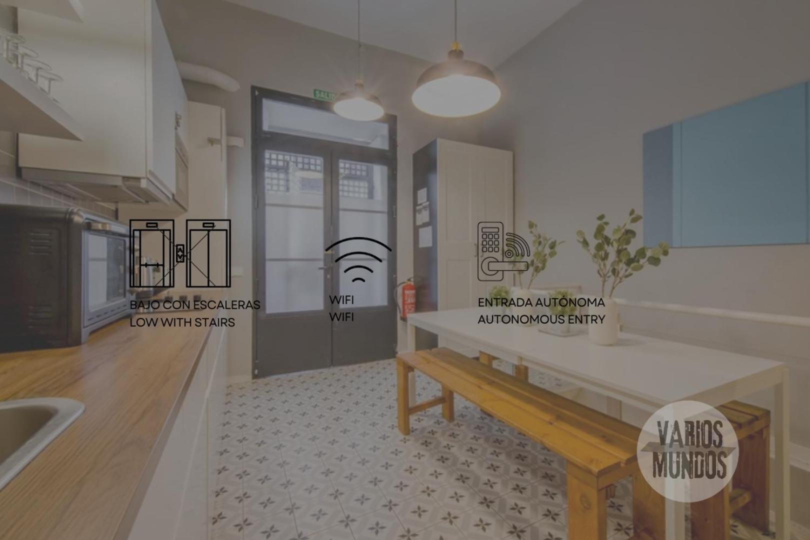 Modern Apt Para 7Pax En Chamberi-Ponzano Madrid Buitenkant foto