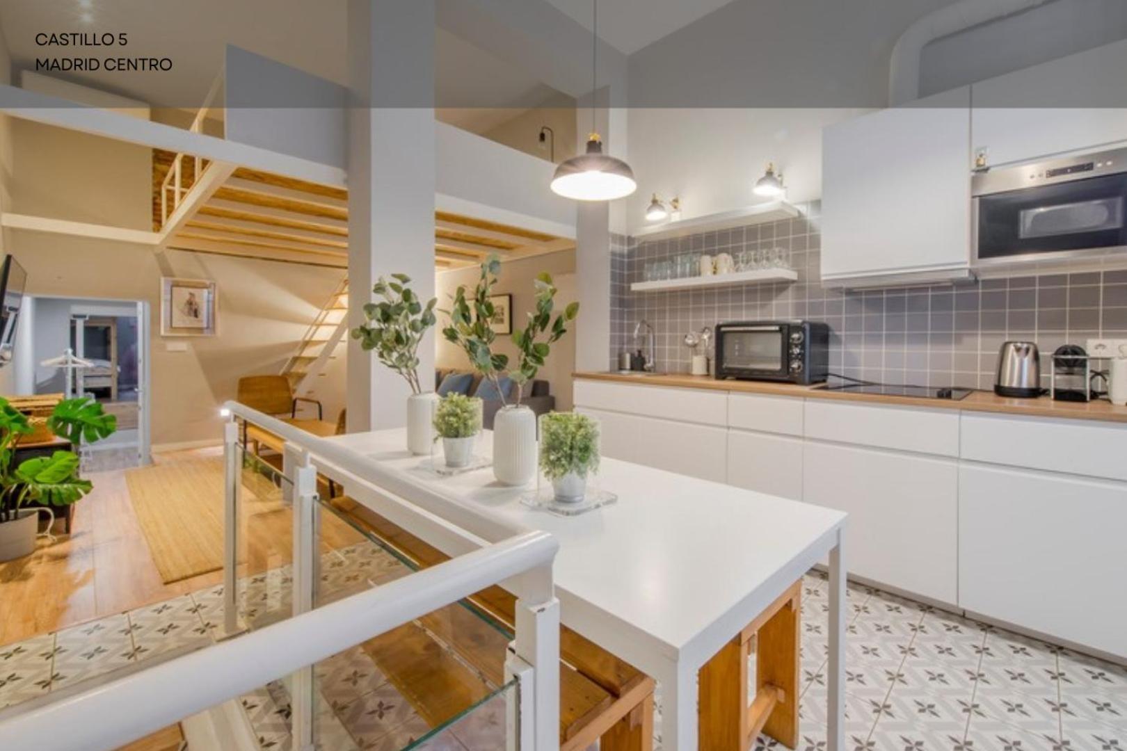 Modern Apt Para 7Pax En Chamberi-Ponzano Madrid Buitenkant foto